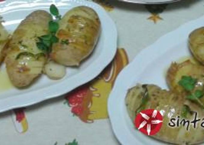 κύρια φωτογραφία συνταγής Πατάτες φούρνου ακορντεόν