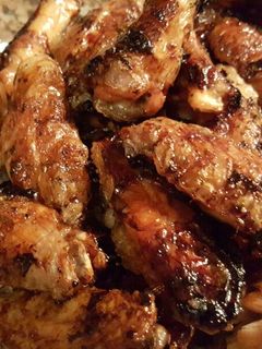 Una foto de Alitas al horno con miel