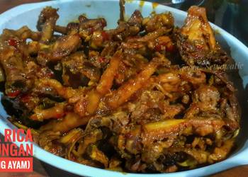 Resep Mudah RICA RICA BALUNGAN (TULANG AYAM) Enak Sempurna