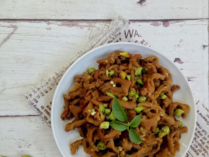 Bagaimana Menyiapkan Tumis Usus Ayam Pedas Manis yang Enak Banget