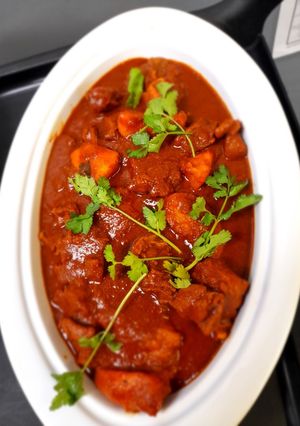 A picture of Durban Lamb Curry.