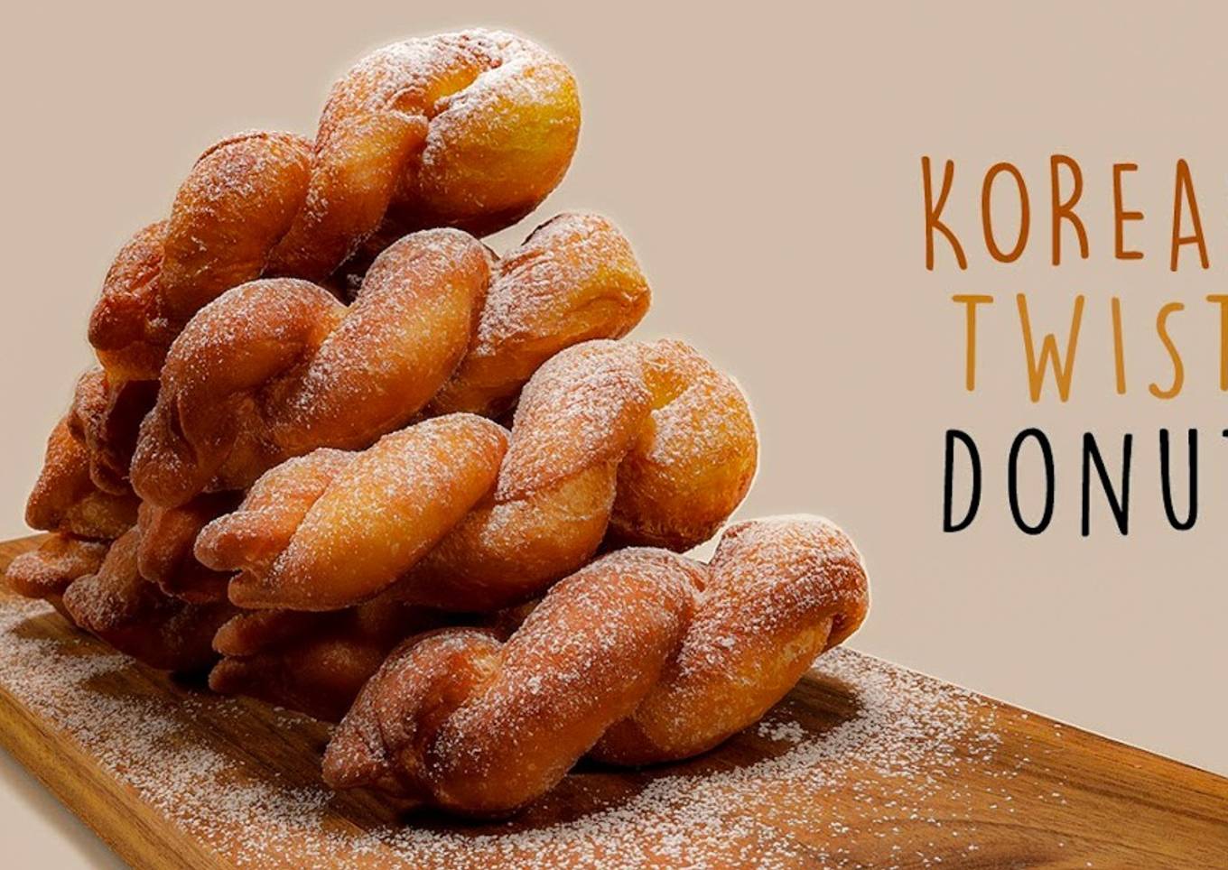 How to Make Korean Twisted Doughnut