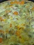 Tarta de alcahuciles escabechados