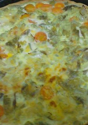 Una foto de Tarta de alcahuciles escabechados