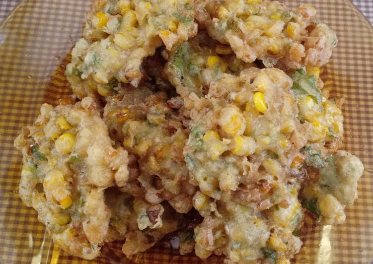 Masakan Unik Bakwan jagung manis tanpa telur Yummy Mantul