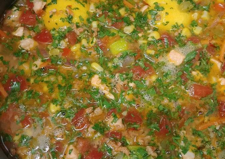 Chicken and Chorizo Soup Chicken and Chorizo Soup