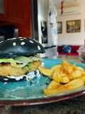 Μπέργκερ με ρεβίθια και κινόα - vegetarian burger