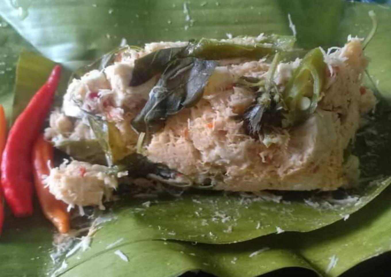 Botok tahu tempe kemangi
