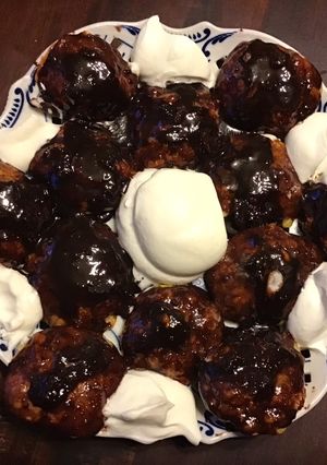 A picture of California Farm Profiteroles.