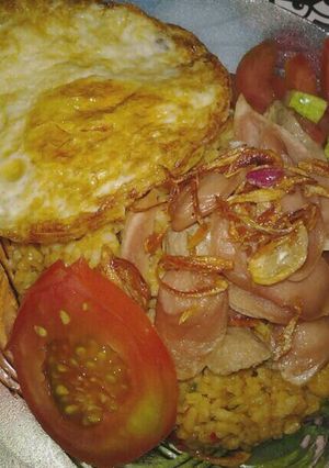 Foto resep Nasi goreng aceh toping sosis bakso