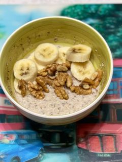 Φωτογραφία της συνταγής Βρώμη, chia seeds και φυστικοβούτυρο