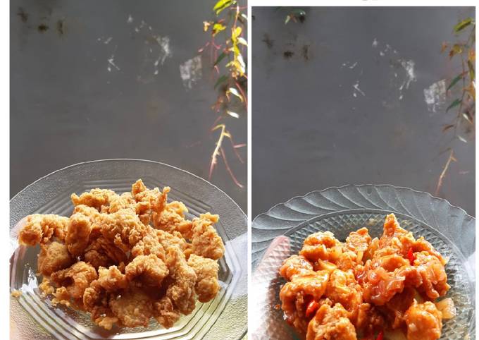 Langkah Mudah Membuat Ayam Fillet Crispy Asam Manis Pedas Anti Gagal