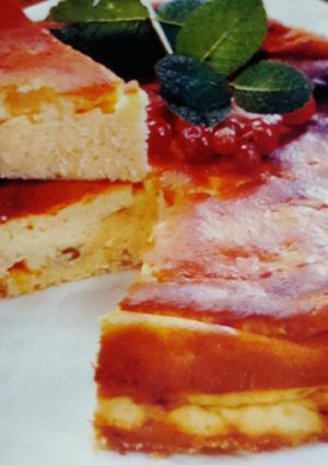 Una foto de Pastel de queso, sin harina