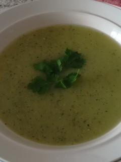 Una foto de Crema de Calabacín