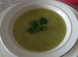 Una foto de Crema de Calabacín