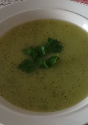 Una foto de Crema de Calabacín