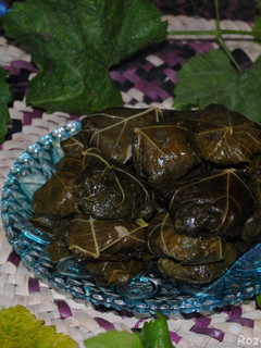 عکسی از دستور دلمه برگ مو
