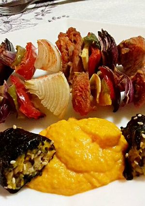 Una foto de Brochette de Cerdo