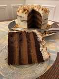 Cake 🎂chocolat🍫 noisettes 🌰🌰🎉