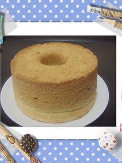 芒果戚風蛋糕 的食譜成品照片