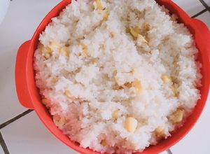 Hình của món Xôi hạt sen.