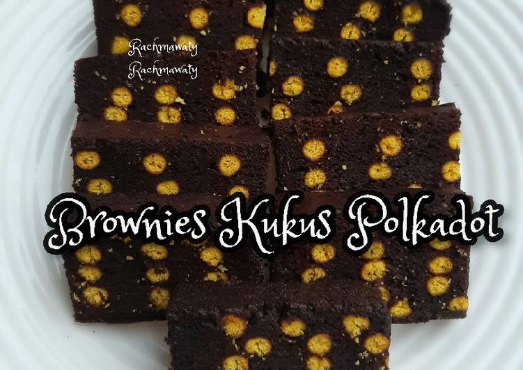 Bumbu mengolah 89.Brownies Kukus Polkadot yang Enak