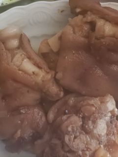 Una foto de Manitas de cerdo