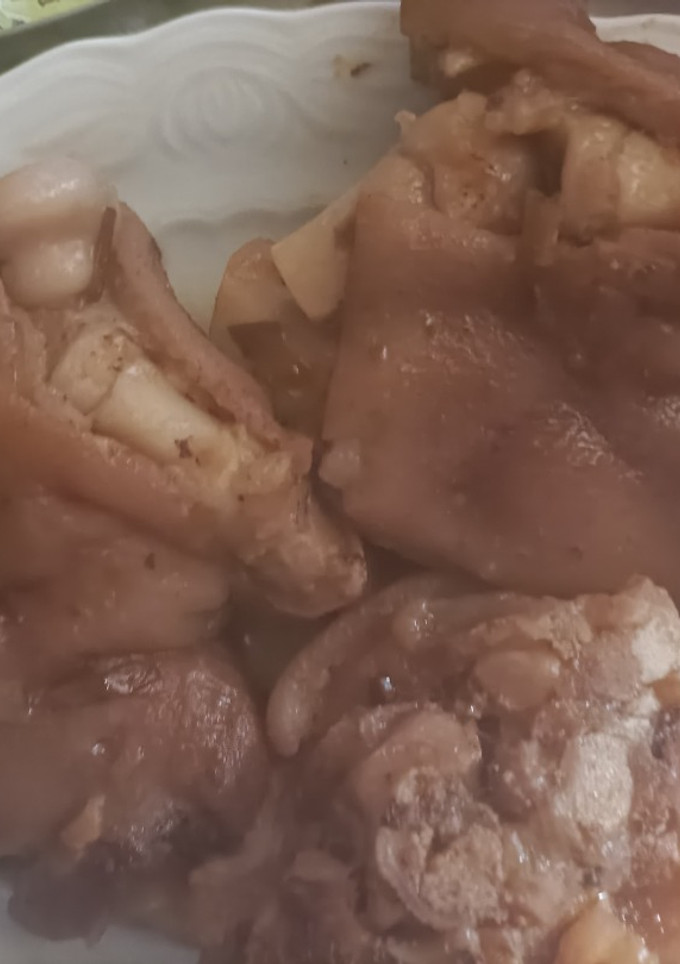 Una foto de Manitas de cerdo