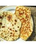 Simple garlic flatbread