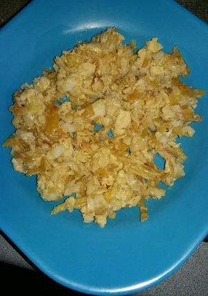 Una foto de Bacalao a la portuguesa