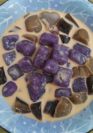 Hình của món Rau câu thiên thạch.
