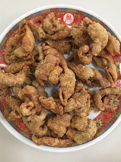 รูปของ “หนังไก่ทอด”#ทำขายรวย