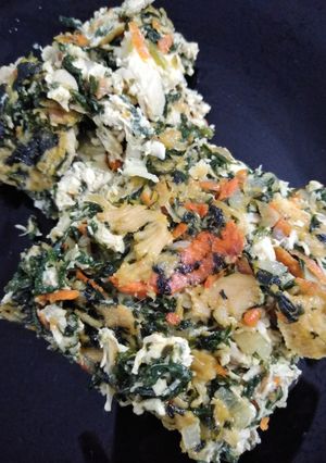 Una foto de Pastel de pollo y verdura