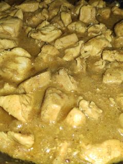 Una foto de Pollo al curry