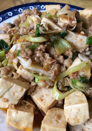 麻婆豆腐(板豆腐版) 的食譜成品照片