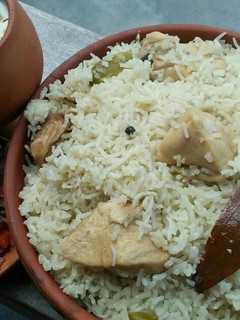 A picture of White Chicken Pulao🍲.