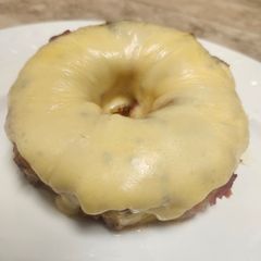 A picture of Brad's bacon wrapped pineapple.