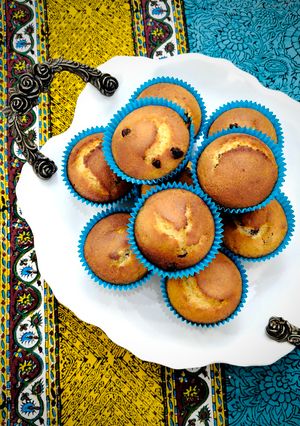 عکسی از دستور کاپ کیک کشمشی (Raisin Cupcakes)