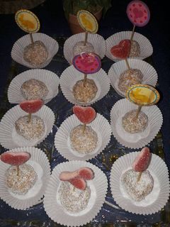 صورة لوصفة كرات البسكوت بجوز الهند 🍪