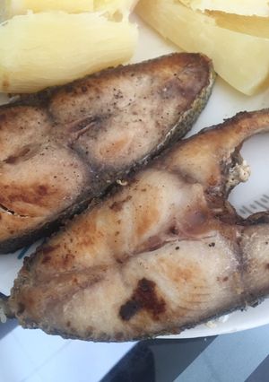 Una foto de Postas de pescado fritas