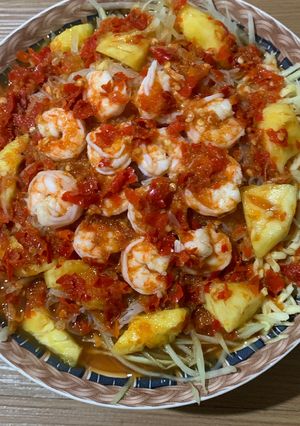 Foto resep Somtam Udang Thailand
