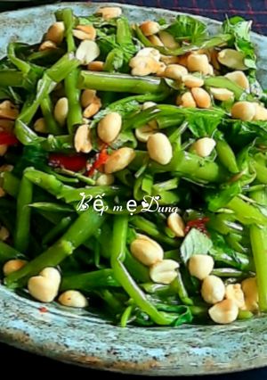 Hình của món Gỏi rau muống.