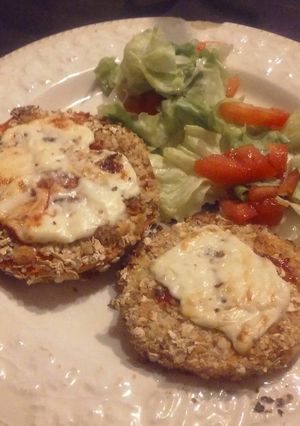 Una foto de Milanesas de zapallo