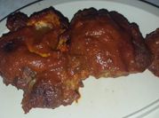 Una foto de salsa agridulce para carne