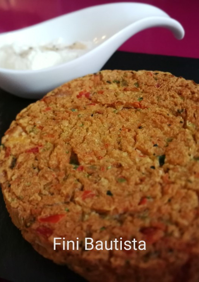 Una foto de Hamburguesa de garbanzos