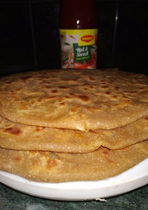 A picture of VegParatha.