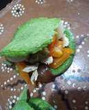 Arepas de avena y espinaca 🥯