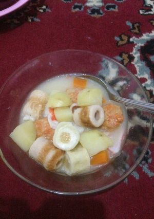 Foto resep Sup susu shabu - shabu