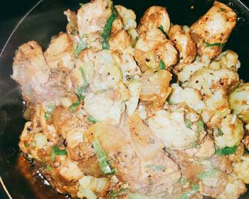 Fresh, Make Recipe Chicken with Ginger Garlic and Blackpepper Practical Delicious