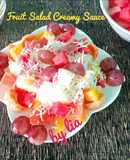 Fruit Salad Creamy Sauce